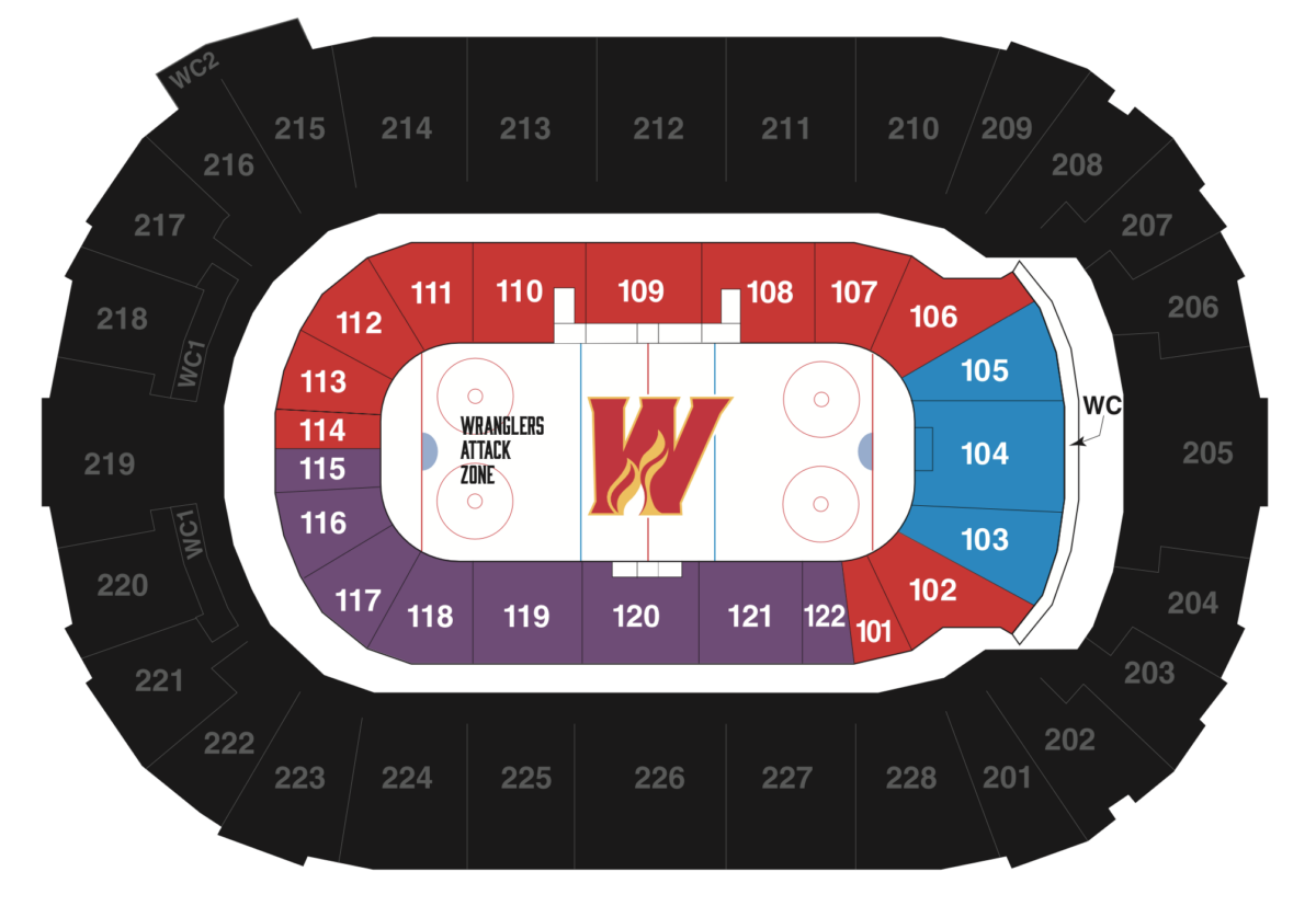 Seating Chart - Calgary Wranglers