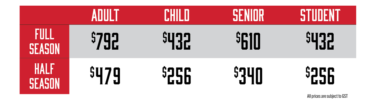 Season Tickets - Calgary Wranglers