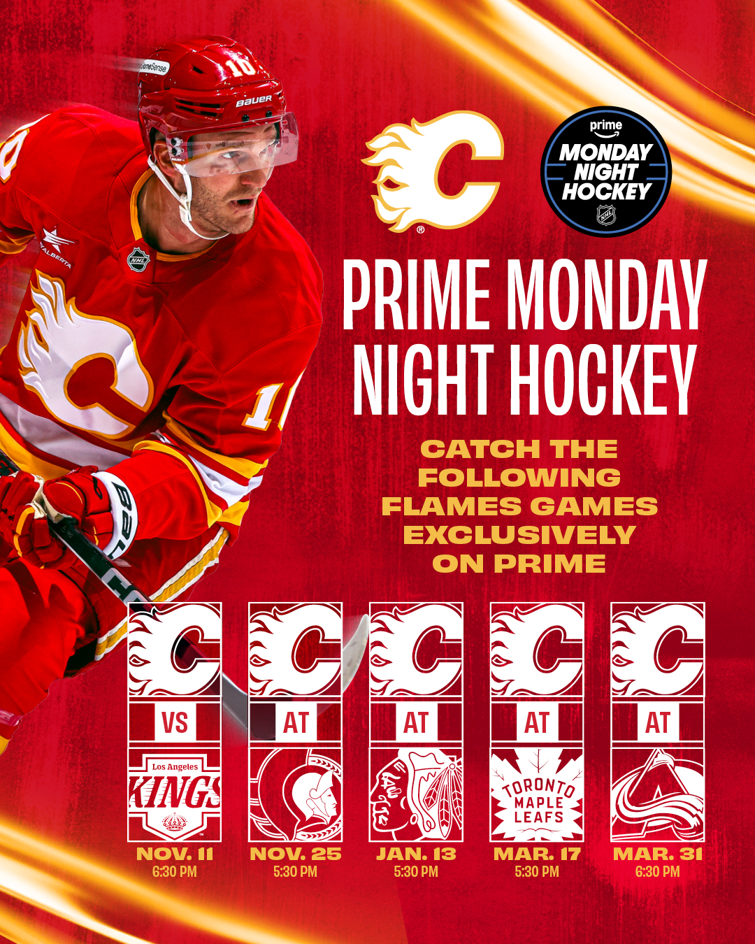 Flames on Prime Schedule image